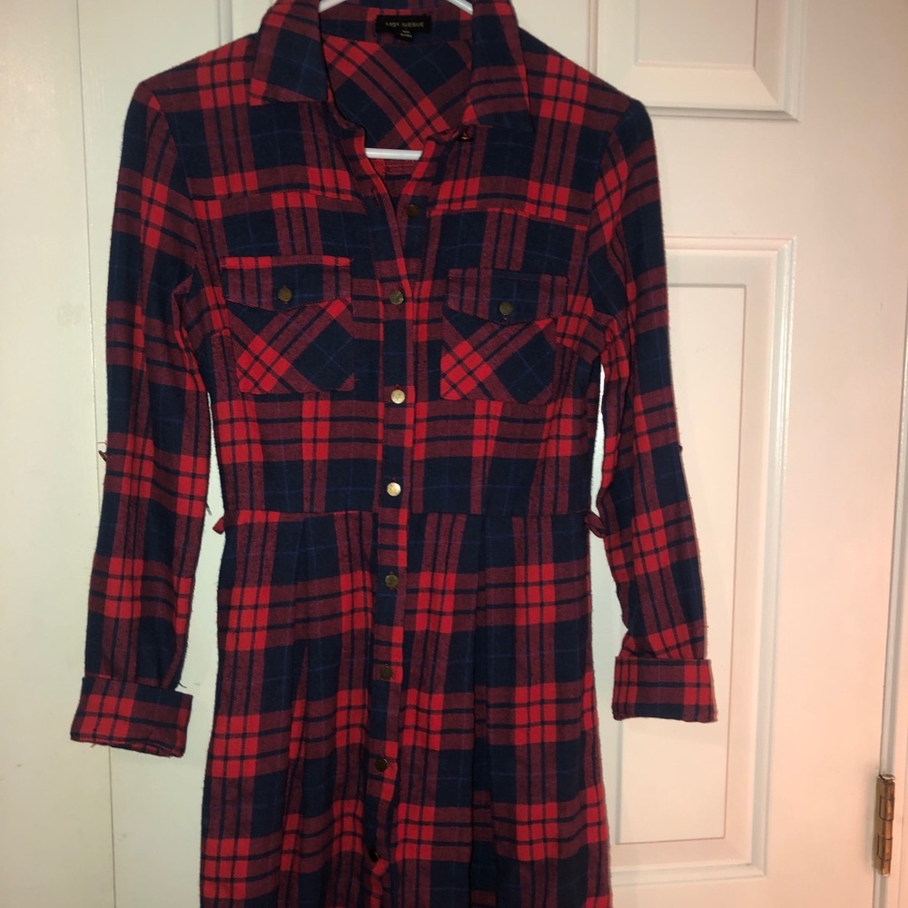 Boutique plaid dress